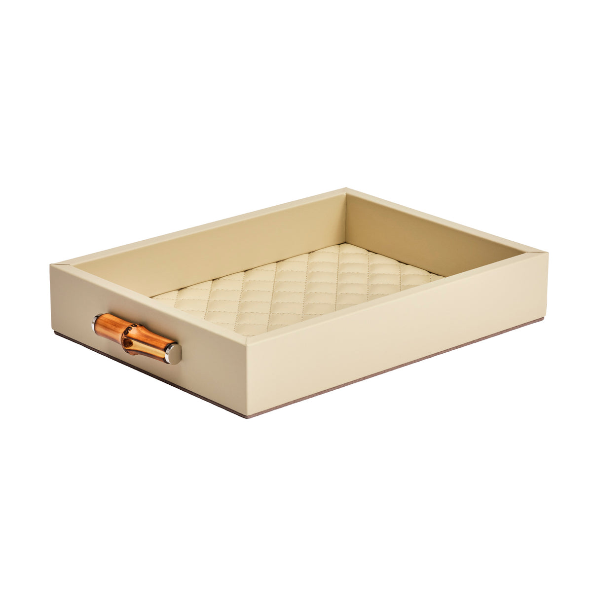 Frida Diamonds Leather Valet Tray