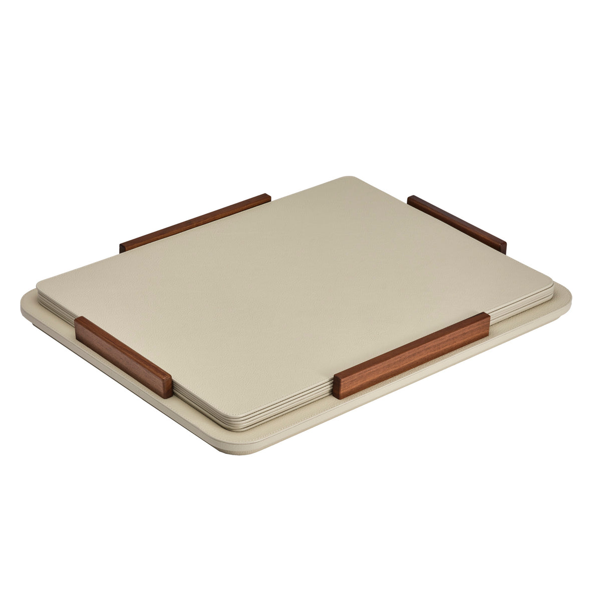 Leather Placemats With Holder (Set of 6)