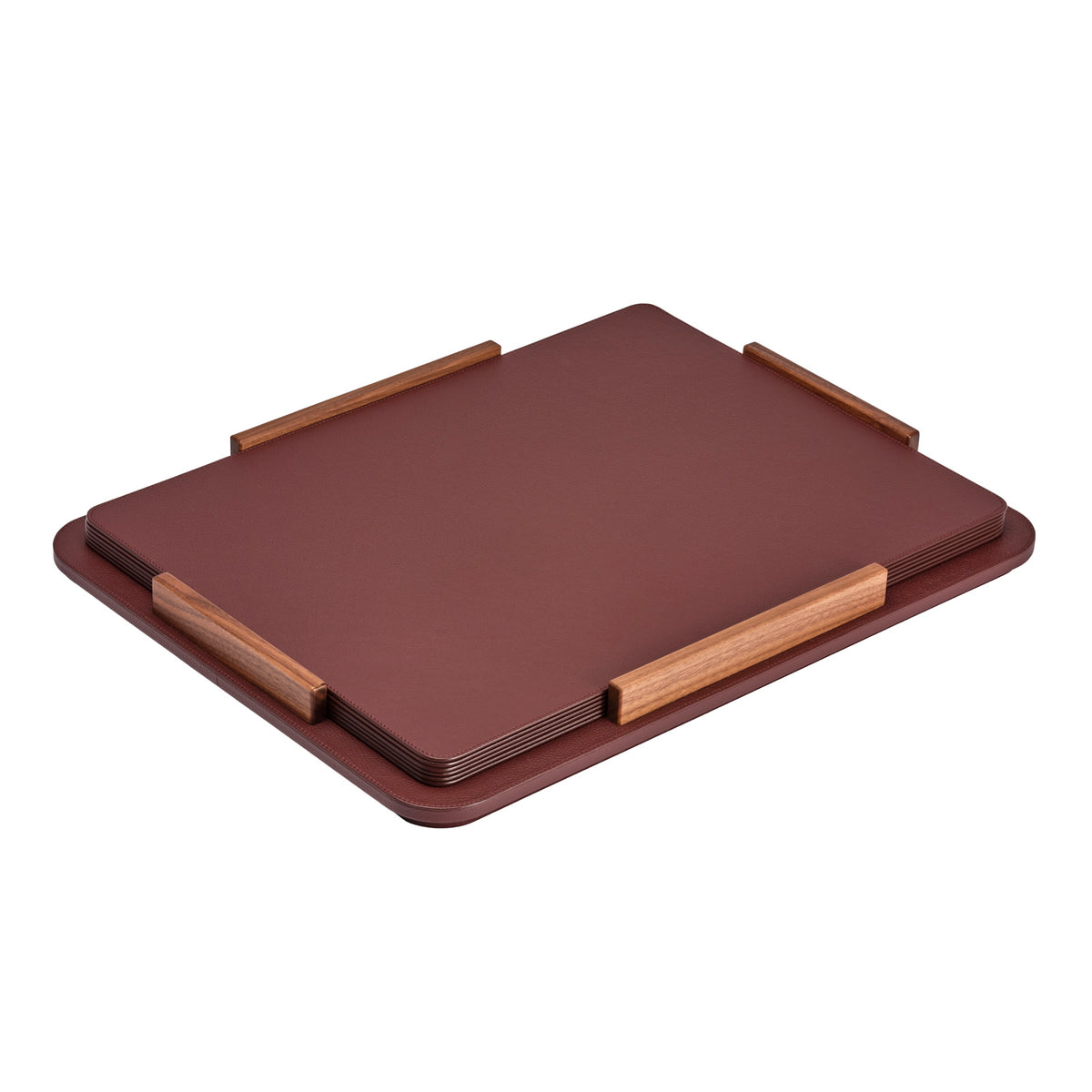 Leather Placemats With Holder (Set of 6)