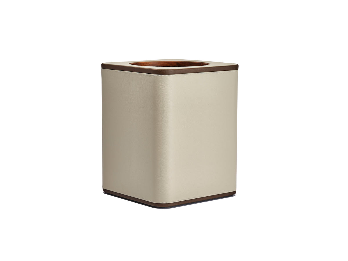 Leather Wastepaper Bin