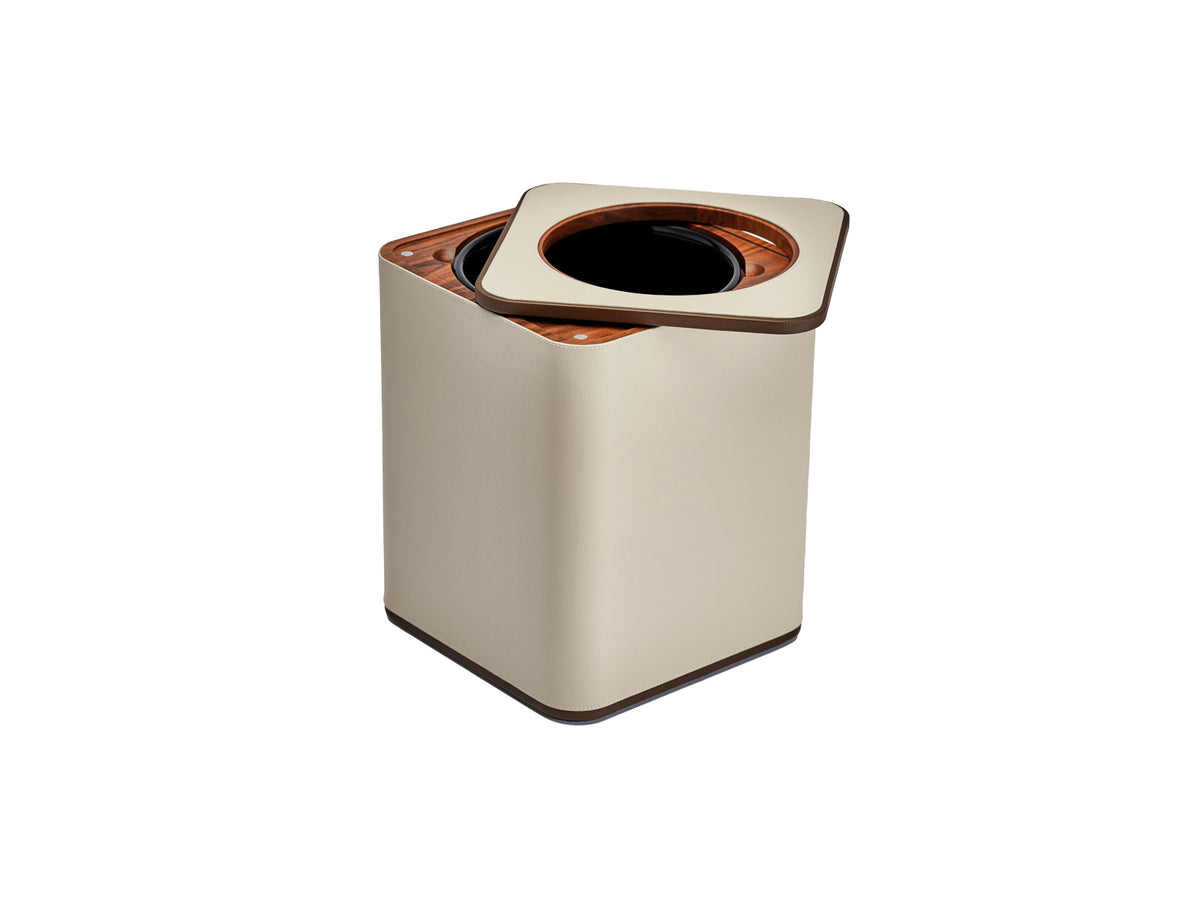 Leather Wastepaper Bin