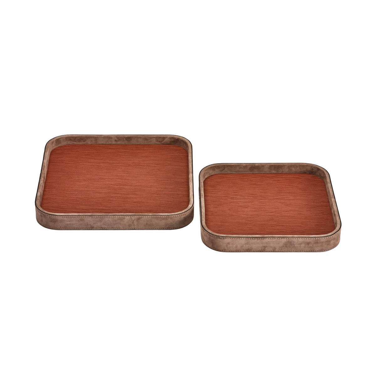 Polo Extra Large Square Leather Valet Tray