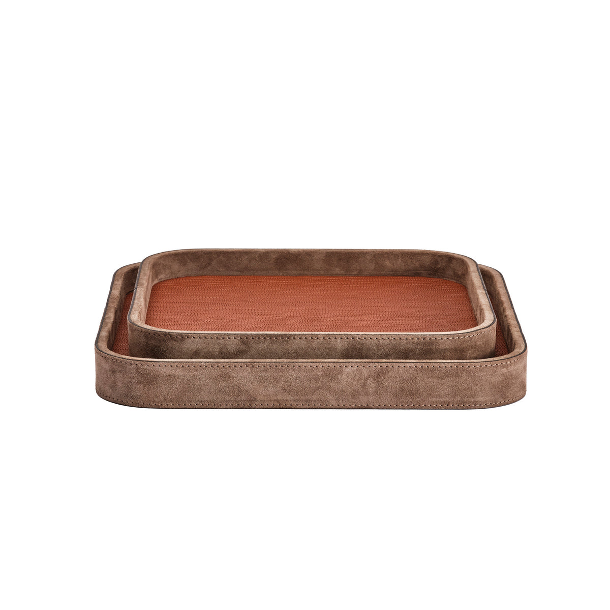 Polo Extra Large Square Leather Valet Tray