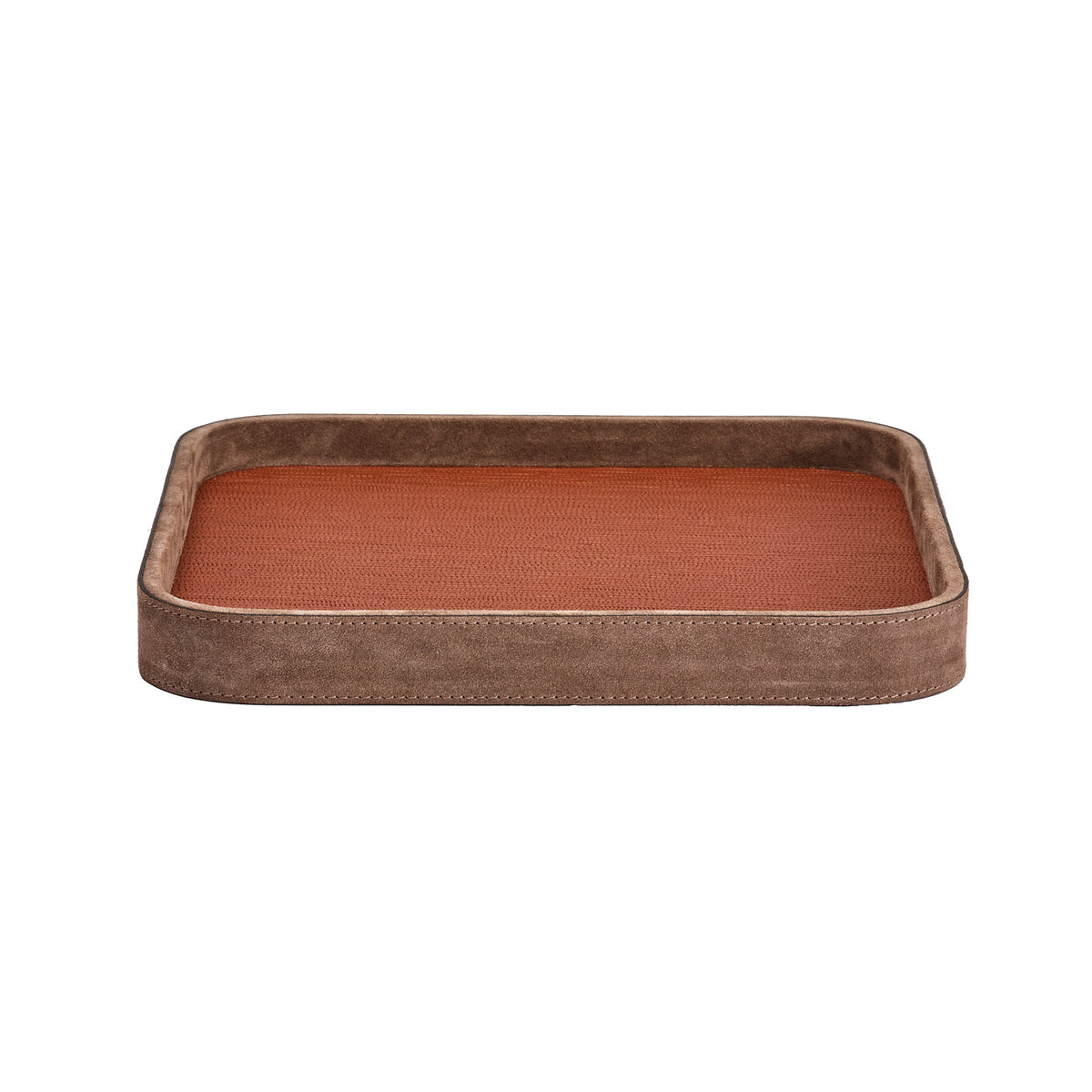 Polo Extra Large Square Leather Valet Tray