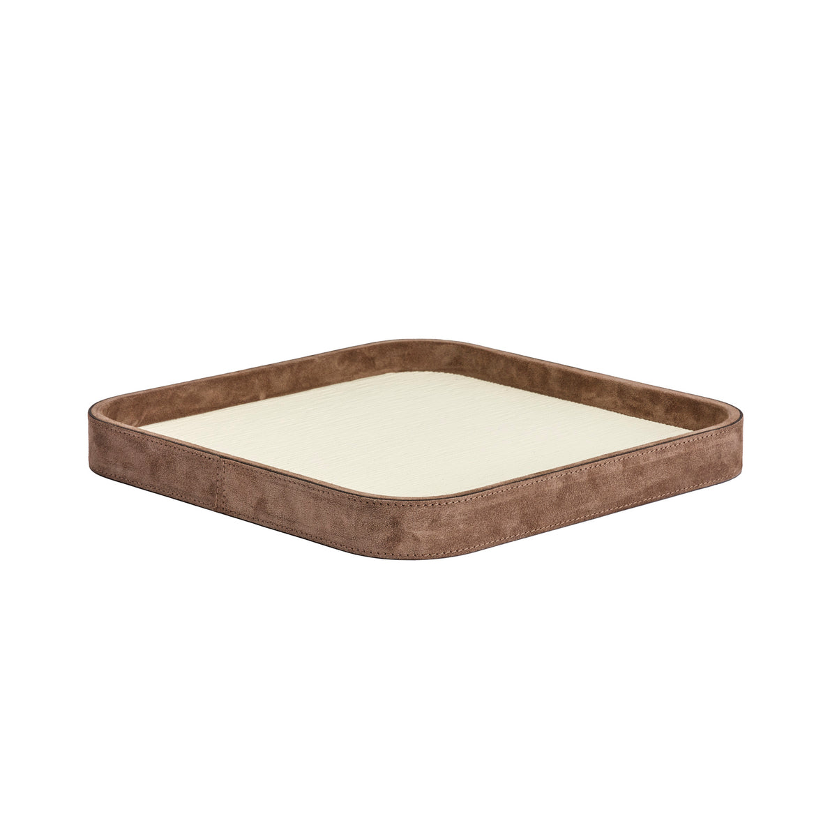 Polo Extra Large Square Leather Valet Tray
