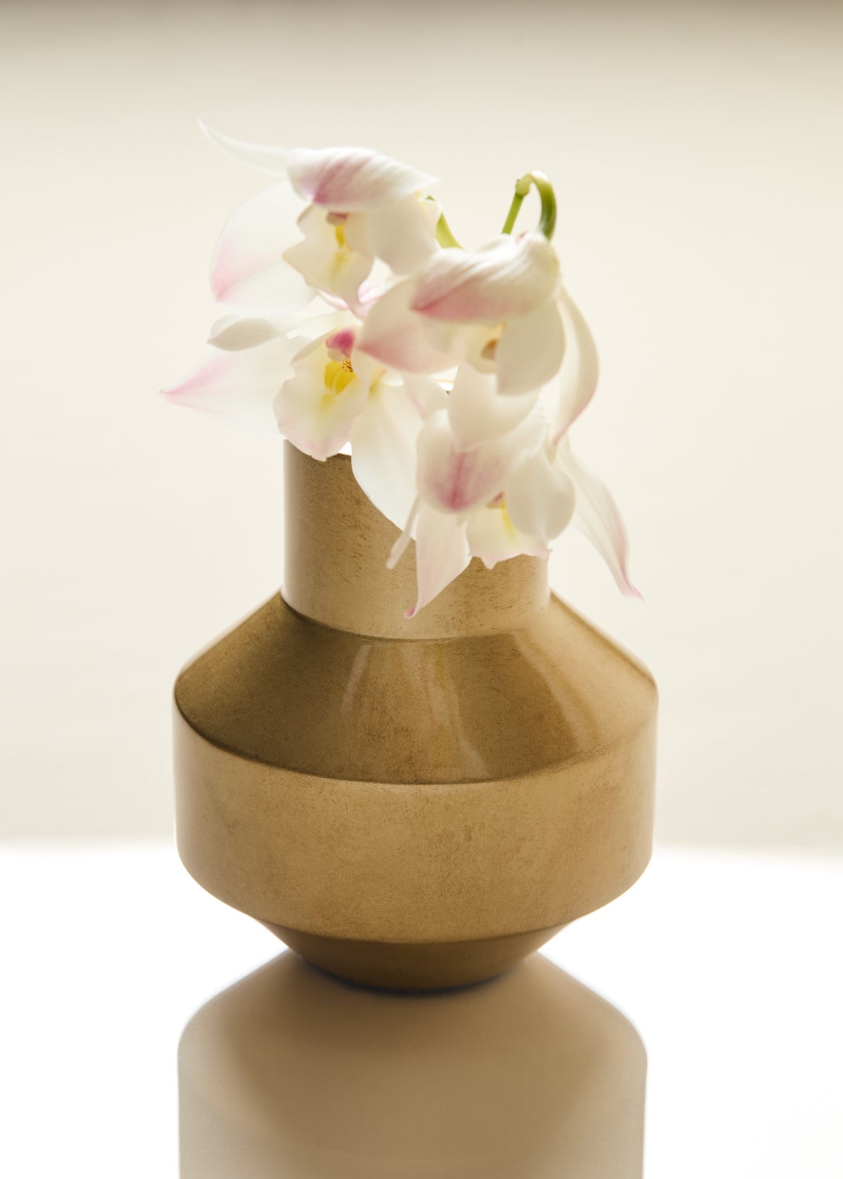 Lustro Burnished Brass Vase