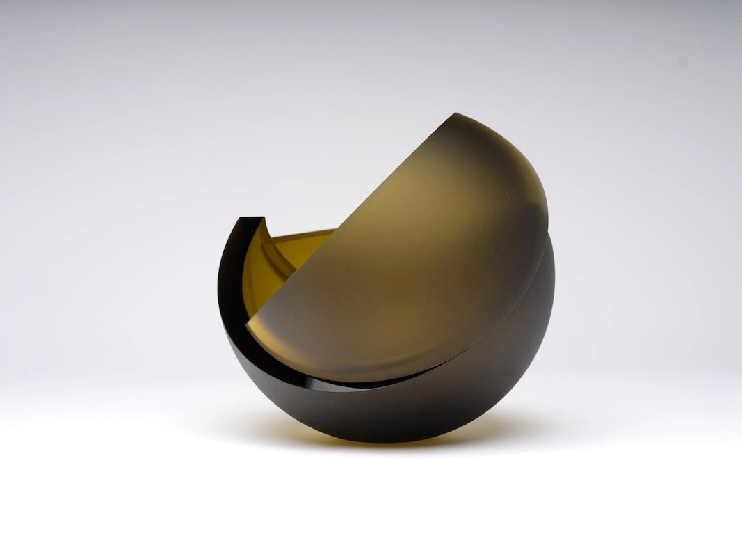 Large Armadillo Sphere Glass Vase