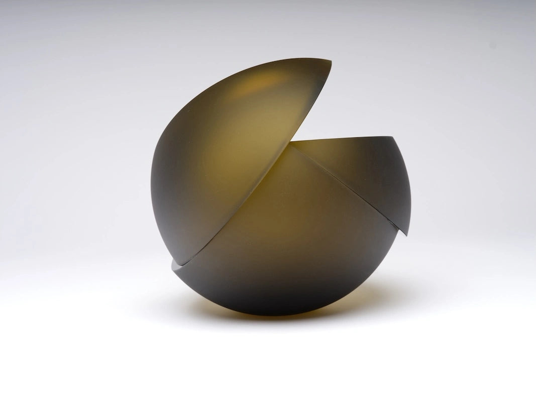 Large Armadillo Sphere Glass Vase