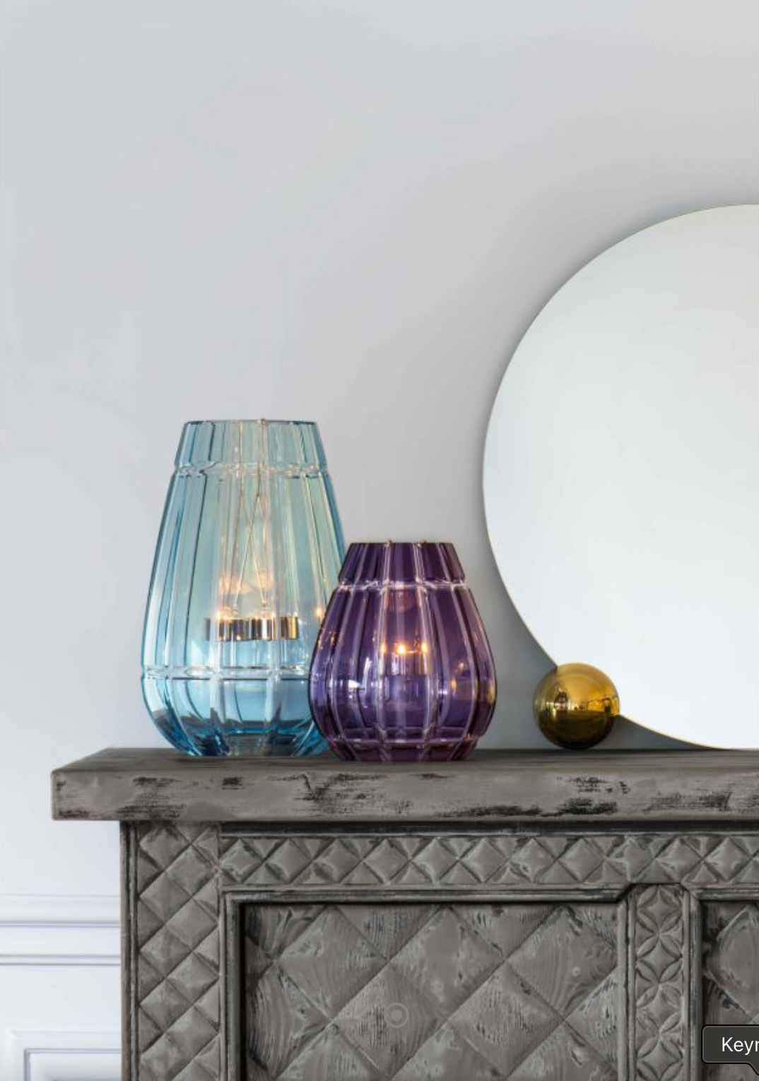 En Cage Two-Candle Holder