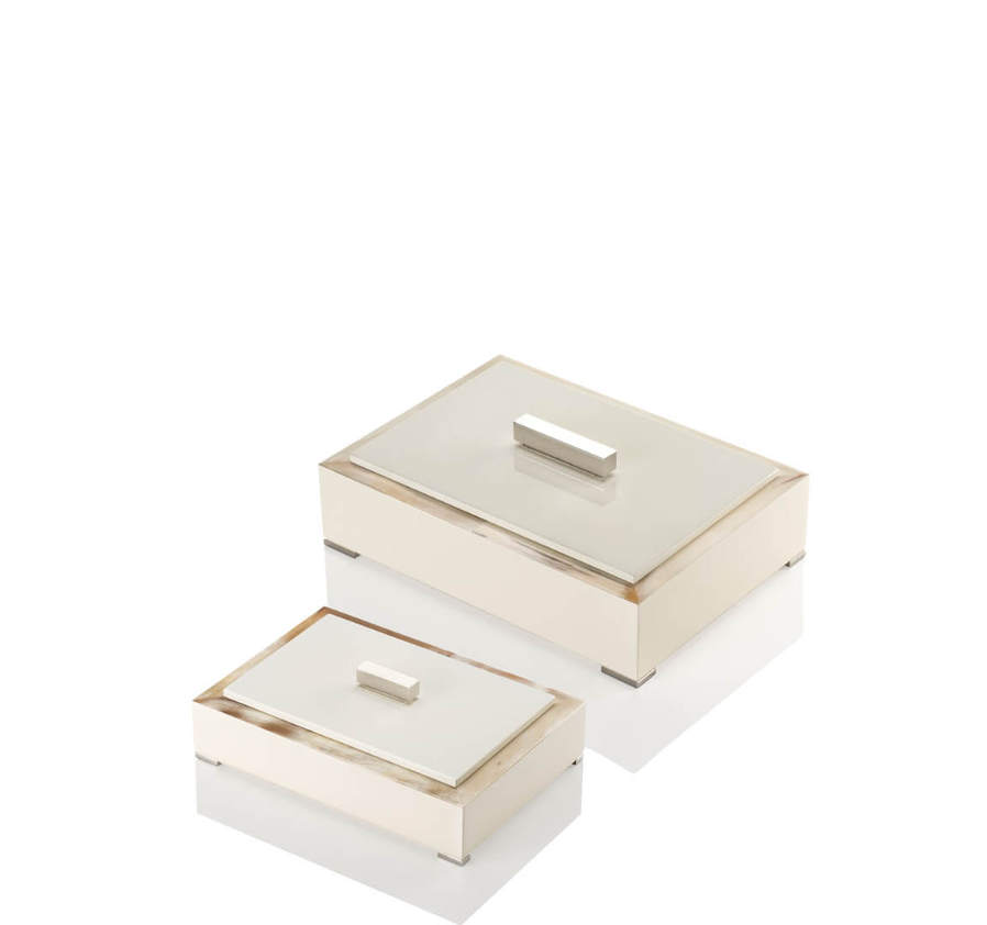 Selene Large White Rectangular Box