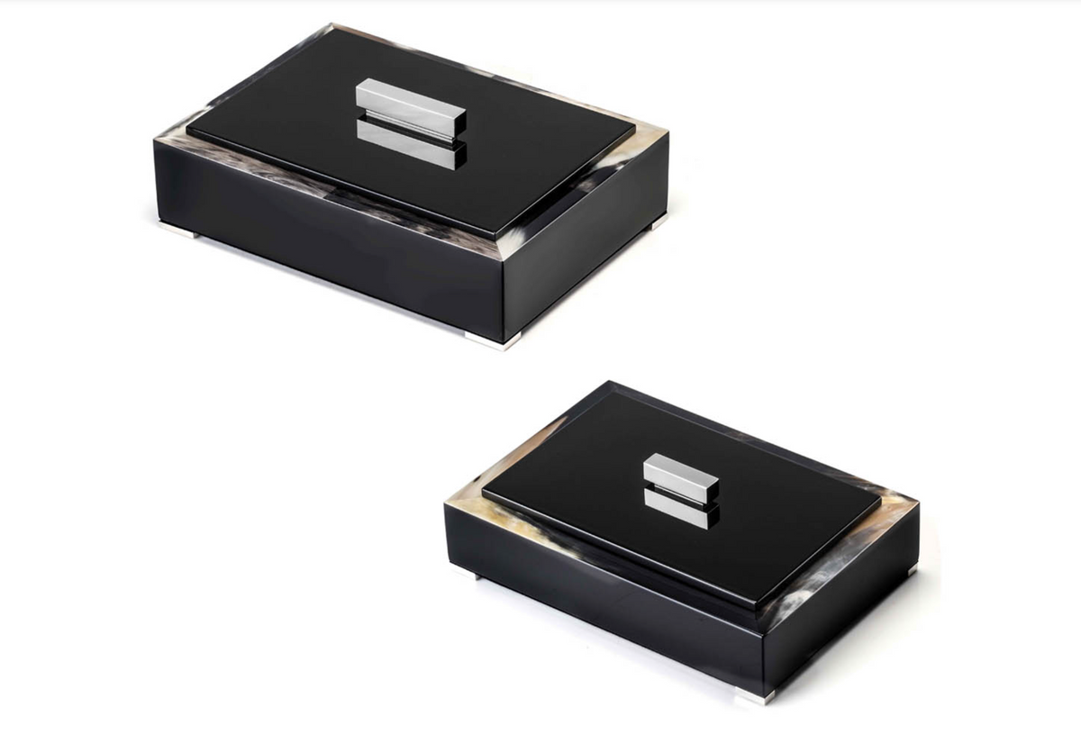 Selene Large Black Rectangular Box