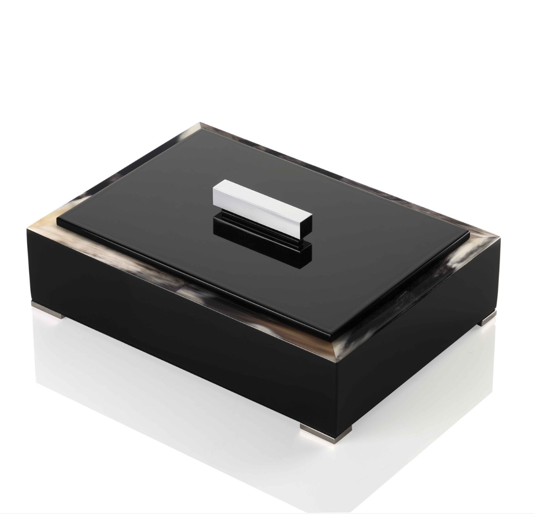 Selene Large Black Rectangular Box
