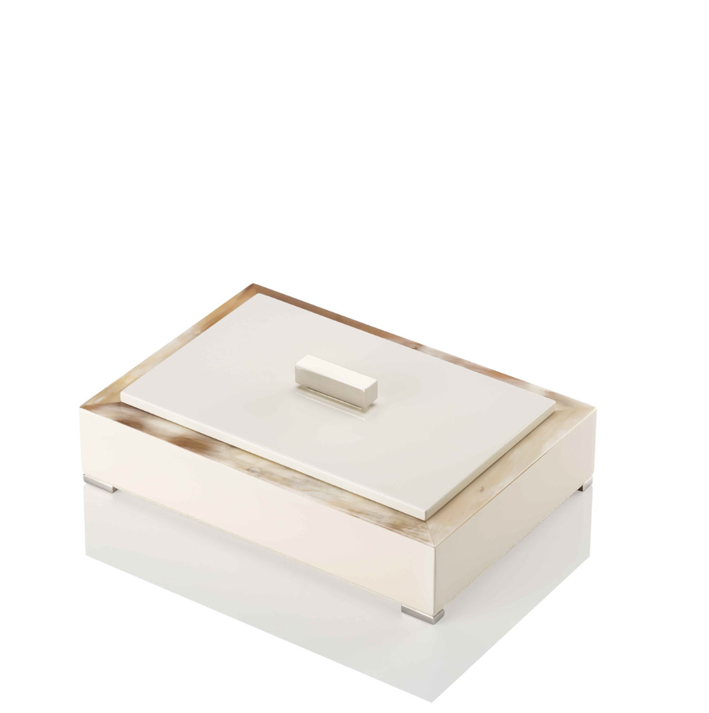 Selene Large White Rectangular Box