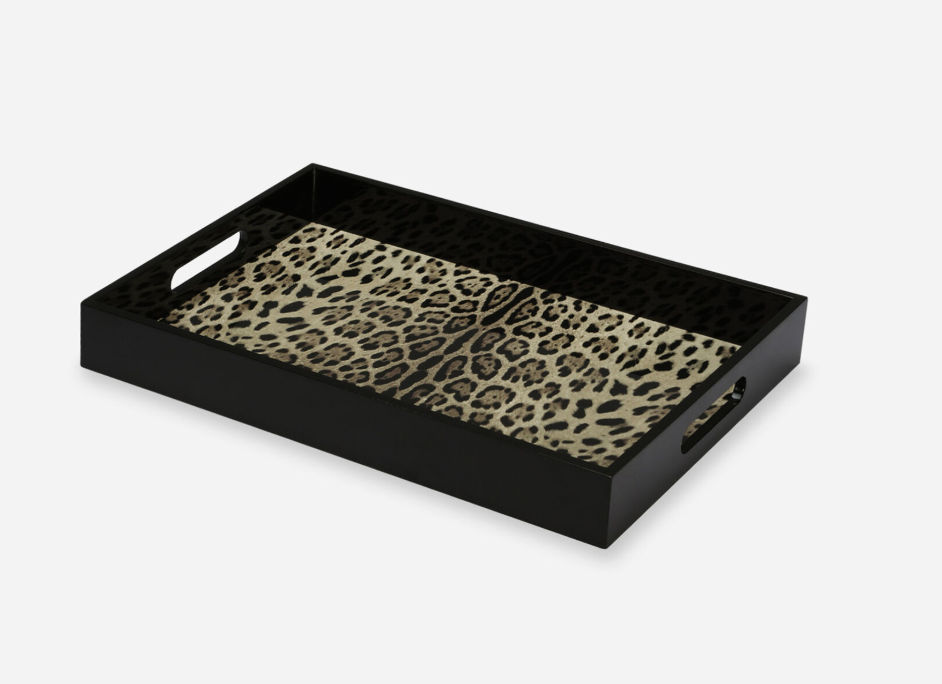 Leopard Rectangular Tray