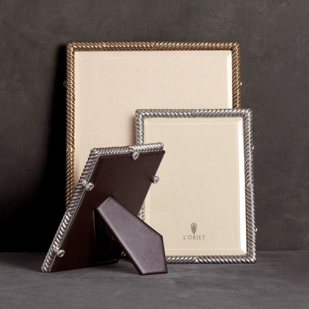 8x10 Platinum Deco Twist Frame