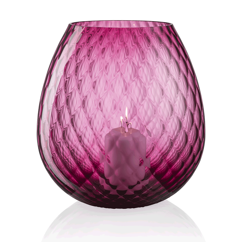 Macramé Murano Glass Candleholder (XXL)
