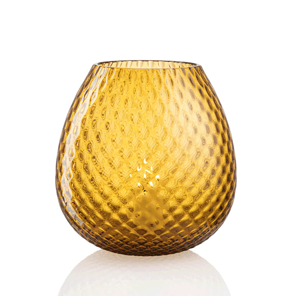 Macramé Murano Glass Candleholder (XL)